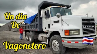 Un dia manejando una vagoneta (volquete) Mack CH 613 Caja 10 Fuller