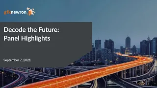 gfknewron “Decode the Future” 2021 Expert Panel Highlights | Actionable intelligence & insights