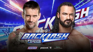 FULL MATCH - CM Punk vs. Drew McIntyre: WWE Backlash France 2024