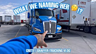 TRUCK ASSIGNMENT ( CRETE CARRIER & SHAFFER TRUCKING ) VLOG 🚛🎥