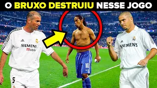 O dia que Ronaldinho Gaúcho DESTRUIU Ronaldo e Zidane