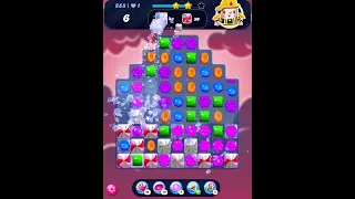Candy Crush Saga Level 255 - NEW VERSION 16 Moves Only No Boosters #candycrush #level255