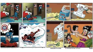 Artist Creates Comics About Superheroes And Other Famous Characters Off Duty #3