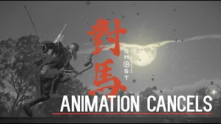 Animation Cancels: Ghost of Tsushima | Moon Master Cancel, Way of the Flame Cancel, Iyo's Eye Cancel