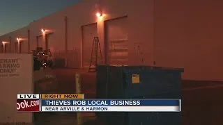 Thieves rob a local business overnight