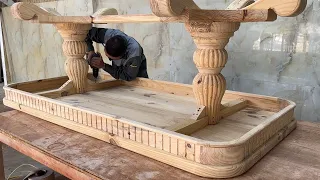 Extremely Creative and Unique Curved Woodworking Ideas - Hardwood Furniture with Solid Pegs?,