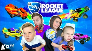 ROCKET LEAGUE Family Battle!!! K-CITY GAMING