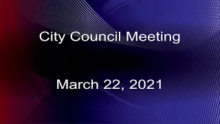 Revere City Council Meeting (3/22/21)