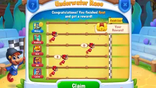 @Fishdom level 2804 - 2807, Won the Underwater Race 🏆