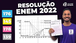 🔘Questão 176 - Caderno Azul | Teorema de Pitágoras | MATEMÁTICA ENEM 2022