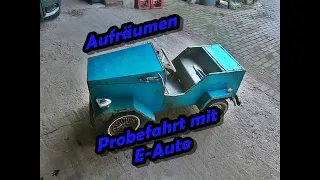 VLog | Aufräumen + E-Auto Probe fahren | Grüner Wolf Kanal