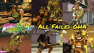 All Failed Great Heat Attacks-JoJo's Bizarre Adventure All Star Battle R