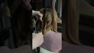 Классические локоны на утюжок. #hairtutorial  #hairvideo #прически #локоны