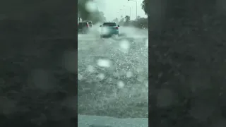 Las Vegas streets flooded after heavy rain