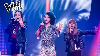 Giuliana, Niki y Paulina cantan Firework - Batallas | La Voz Kids Colombia 2018