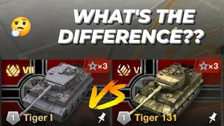 Tiger I & TIGER 131 | What's exactly the difference? 🤔 WOTB | WOTBLITZ | World of Tanks