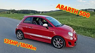 ABARTH 500 (135HP) | STOCK EXHAUST SOUND, ACCELERATIONS, FLYBYS, INTAKE SOUNDS...