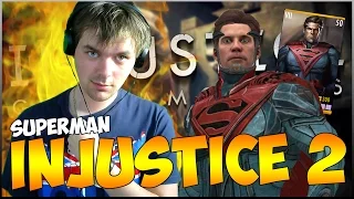 ПЕРВЫЙ ВЗГЛЯД НА SUPERMAN INJUSTICE 2 || INJUSTICE MOBILE