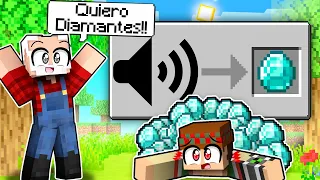 ¡MINECRAFT pero TODO LO QUE DIGO lo CONSIGO! 😍💎 MINECRAFT con SILVIOGAMER