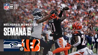 Seattle SEAHAWKS x Cincinnati BENGALS | Melhores Momentos | Semana 6 | NFL Brasil