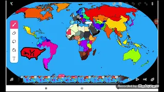 Global Politics In 30 Seconds (WORLD MAP RAINBOW VERSION ONLY) (3077 Video)