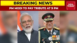 PM Modi To Pay Tribute To CDS General Bipin Rawat, 11 Others At 9 PM Today | Breaking News