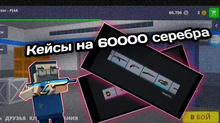 ОТКРЫТИЕ НОВЫХ КЕЙСОВ НА 60000 СЕРЕБРА В БЛОК СТРАЙК! | Block Strike