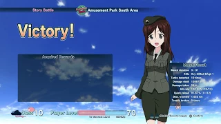 Girls und Panzer: Dream Tank Match - Story Battle - #18 Amusement Park South Area (Drifting)