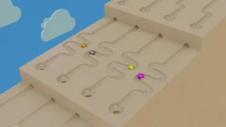 Relay Race  - 3D Marble Race