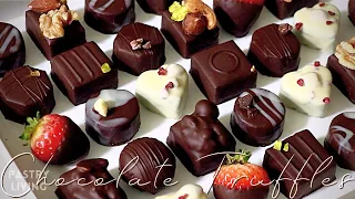 1 Ganache ▶︎ Many designs | Homemade Chocolate Truffles 🎁