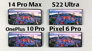 Best Smartphone Display Comparison- iPhone 14 Pro Max vs S22 Ultra vs OnePlus 10 Pro vs Pixel 6 Pro