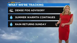 Chicago First Alert Weather: Sunshine continues, Fog Advisory for Indiana