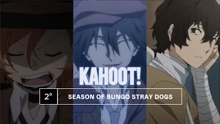 Bungo stray dogs kahoot! season 2 😎