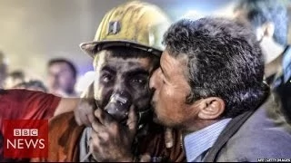 Desperate search at Turkey mine after explosion - BBC News