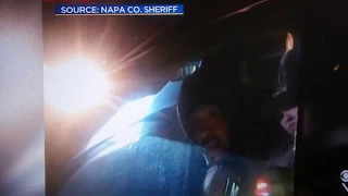 Gang member trys to shoot cop's face off on traffic stop, an takes room temperature challenge,