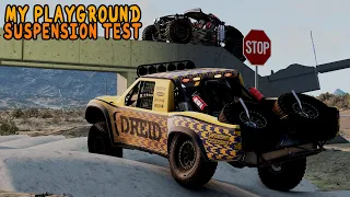 New Cars Suspension Test #5. MY PLAYGROUND - BeamNG drive