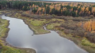 Щука на воблер поздней осенью | По малым рекам | Тайга 2023