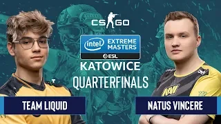 CS:GO - Natus Vincere vs. Team Liquid [Mirage]  Map 2 - Quarterfinals - IEM Katowice 2020