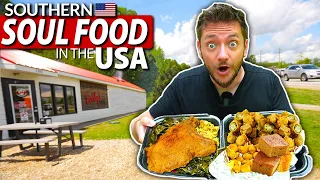German Husband Tries Southern & SOUL FOOD in the USA!  *Best First Time Reaction*