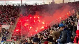 FC Bayern Fans Pyro + HOPP Beleidigungen Hoffenheim : FC Bayern München 0:6