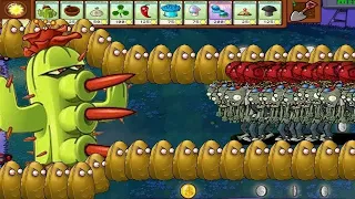 999 Cactus Hack vs 9999 Zombie Giga=Balloon | Plants vs Zombies