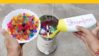 This is How I Waste My Shampoo In A Bajaj Mixer Grinder With Colorful Balls