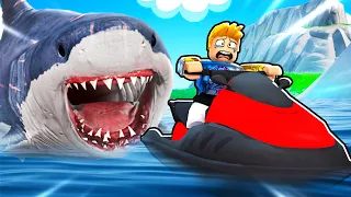 I Unlocked A Giant Shark In Roblox SharkBite 2