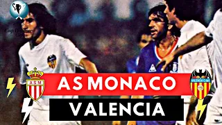 AS Monaco vs Valencia 3-3 All Goals & Highlights ( 1980 European Cup Winners' Cup )