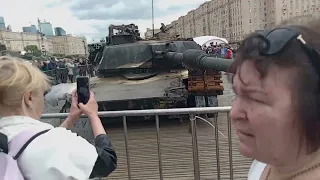 трофейный Абрамс в Москве!