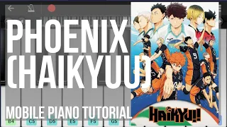 Mobile Piano Tutorial: How to play Phoenix (Haikyuu) by Burnout Syndromes