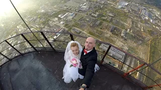 Wedding on Tallest Chimney in Romania