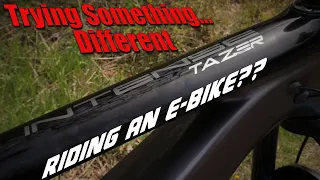 Riding an E-Bike for the first time EVER! || 2021 Intense Tazer