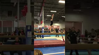 Xcel Gold Gymnastics Beam Routine. Score 9.425