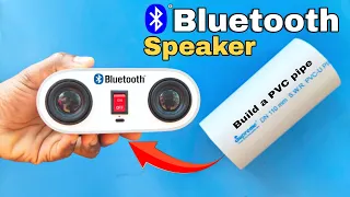 Bluetooth Speaker || How to Make A Bluetooth Speaker At From PVC pipe